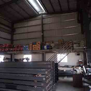 Inside Structural Factory Building Work